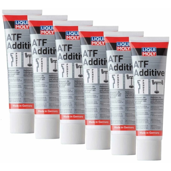 Set 6 Buc Liqui Moly ATF Additive Aditiv Ulei Pentru Cutie De Viteza Automata Si Servodirectie 250ML 5135